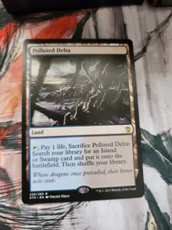 1x Polluted Delta, Khans of Tarkir, Lightly Played, MTG - Image 1