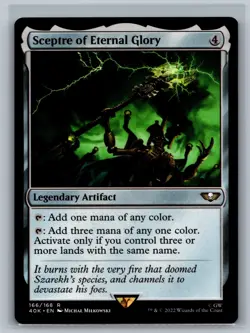 MTG Universes Beyond: Warhammer 40,000 Sceptre of Eternal Glory #166/168 TCG 40k - Image 1