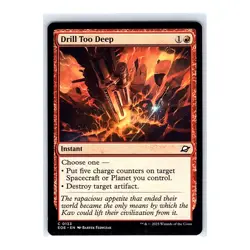 4X Drill Too Deep #133 Regular Common Instant MTG 2025 Edge of Eternities 4X - Image 1