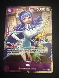 Ulti (CS 25-26 Event Pack Finalist Ver.) P-077 One Piece Rare textured - Image 1