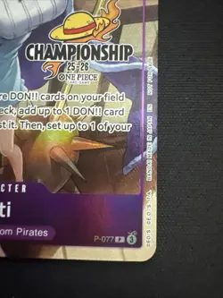 Ulti (CS 25-26 Event Pack Finalist Ver.) P-077 One Piece Rare textured - Image 4