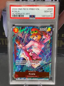 Koala Alternate Art OP05-006 Premium Booster PSA 10 GEM MINT - Image 1
