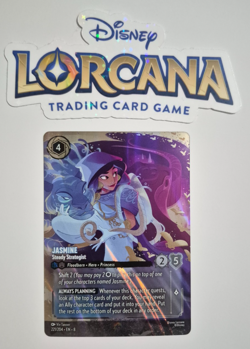 Disney Lorcana Reign of Jafar Enchanted Jasmine Steady Strategist English Rare - Image 1