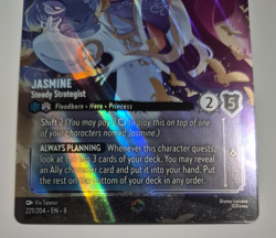 Disney Lorcana Reign of Jafar Enchanted Jasmine Steady Strategist English Rare - Image 4