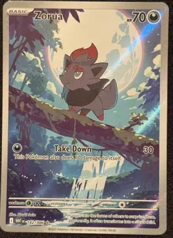 Pokemon TCG Zorua Card 142/086 White Flare Illustration, Near Mint/Mint (NM/M) - Image 2