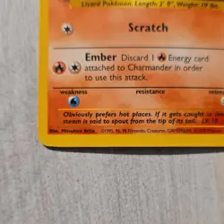 Pokemon Charmander 46/102 Base Set Common Basic Regular 1999 English Card - Image 3