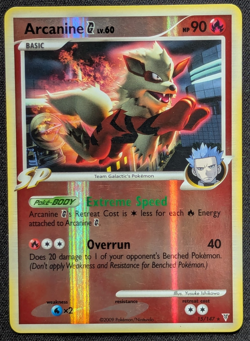 Arcanine G 15/147 League promo Reverse Holo Rare Supreme Victors Pokemon Card - Image 1