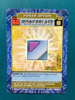 ST-118 Evil Chip Digimon Card Digi-Battle Street Starter 2 2001 MP - Image 1