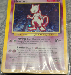 Pokemon Mewtwo Base Set Holo Lot 2 Cards Vintage 1999 English Wizards - Image 1