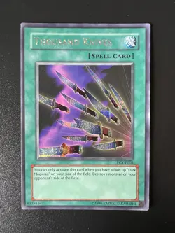 Yu-Gi-Oh! Thousand Knives PCY-E003 Prismatic-Secret Rare Card NM/VLP - Image 1
