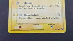 Raichu 12/108 Holo Rare Ex Power Keepers Pokemon Card - Image 4