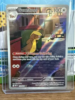 Gumshoos 153/132 Me01: Mega Evolution Illustration Rare Holo Ability Card - Image 1