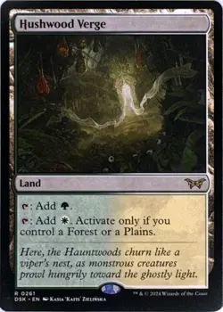 Hushwood Verge (#332) - Duskmourn: House of Horror - MTG - NM - Image 1
