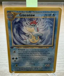Croconaw 31/111 Neo Genesis Regular, 1st Edition, Rare Pokemon - Image 1