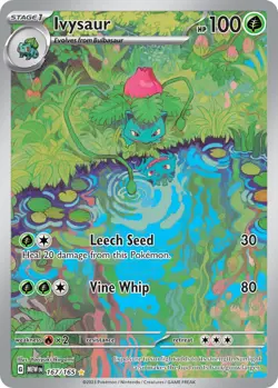 Ivysaur 167/165 Pokemon 151 Illustration Rare Pokemon Card NM - Image 1