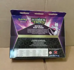 Pokemon S&M Hidden Fates Pin Collection Mewtwo Factory SEALED - Image 4