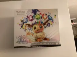 Pokemon TCG Prismatic Evolutions ETB Sealed - Tiny Tear On The Side - Image 1