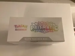 Pokemon TCG Prismatic Evolutions ETB Sealed - Tiny Tear On The Side - Image 3