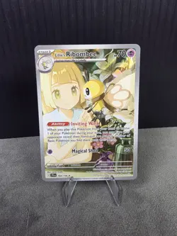 Lillie's Ribombee 164/159 Sv09: Journey Together Illustration Rare Pokemon TCG - Image 1