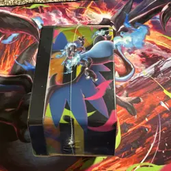 Pokemon TCG Mega Charizard Tin Mega Charizard X Ex Box- Sealed- In Hand - Image 2