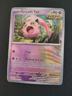 Pokemon Scream Tail 042/131 Prismatic Evolutions Master Ball Holo English - Image 1