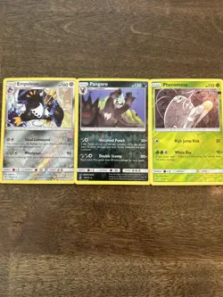 LOT OF 3 Pokemon Pheromosa 11/131 Empoleon 81/131 Pangoro 78/131 - Image 1