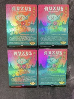Foil Maxus The Upper Class Goblin Set Of 4 English Secret Lair MTG - Image 4