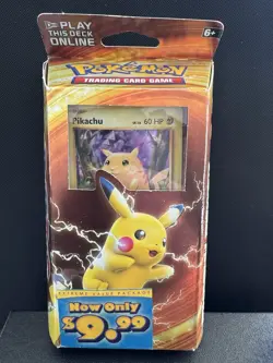 Pokemon TCG XY Evolutions Pikachu Power Theme Deck Cracked Ice Holo Sealed - Image 1