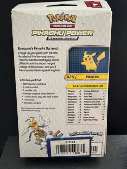 Pokemon TCG XY Evolutions Pikachu Power Theme Deck Cracked Ice Holo Sealed - Image 3