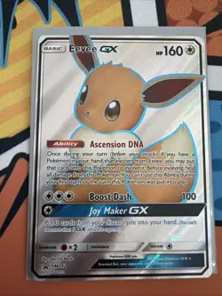 Pokemon 2000 Sun & Moon Eevee GX SM242 Black Star Promo - Near Mint - Image 1