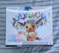 Pokemon Prismatic Evolutions Elite Trainer Box Eevee 2024 TCG Collector - Image 1