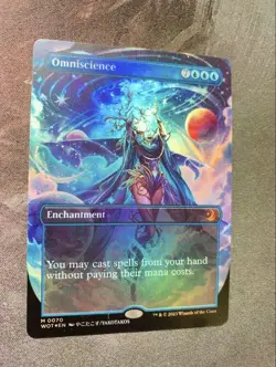 Showcase Foil Omniscience MTG Magic The Gathering English Card - Image 2