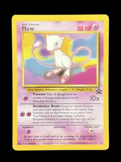 Pokemon TCG Mew Black Star Promo #8 Vintage 1999-2000 WOTC - Image 1