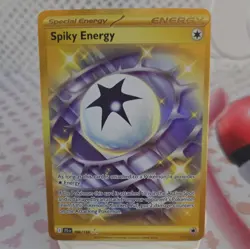 Pokemon TCG - Spiky Energy 190/159 - Journey Together - Holo Gold Hyper Rare - Image 1
