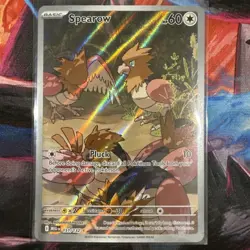 Pokemon Spearow 151/132 Me01 Mega Evolution Illustration Rare Full Art Holo - Image 1