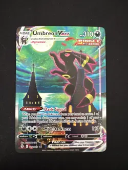 Umbreon VMAX (Alternate Art Secret) 215/203 Pokemon Evolving Skies LP - Image 1