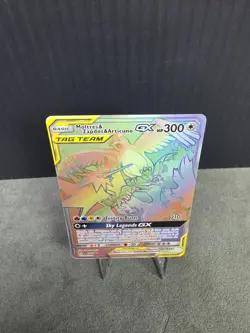 Pokemon Moltres & Zapdos & Articuno GX 69/68 TAG TEAM Rainbow Secret Rare NM - Image 4