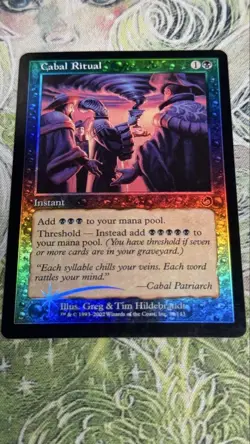 Cabal Ritual Foil English MTG Magic The Gathering Card - Image 1