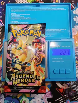 EXTREMELY HEAVY! 22.7g GOD PACKUUU Ascended Heroes Pokemon TCG Booster (SEALED) - Image 1
