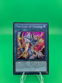Yu-Gi-Oh! The Gaze Of Timaeus MZMU-EN013 Secret Rare - Image 1