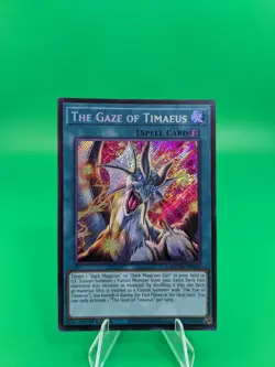 Yu-Gi-Oh! The Gaze Of Timaeus MZMU-EN013 Secret Rare - Image 3