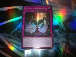 Songs of the Dominators 1st Edition Collector's Rare RA05-EN081 Yu-Gi-Oh! - Image 1