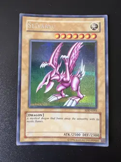 Yu-Gi-Oh! Seiyaryu SDD-E001 Prismatic Secret Rare NM/VLP - Image 1