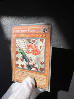 Yu-Gi-Oh! Injection Fairy Lilly LOD-100 Unlimited Edition Secret Rare LP/MP - Image 5