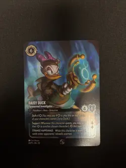 Daisy Duck Paranormal Investigator Store Championship Disney Lorcana - Image 1