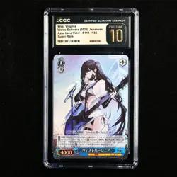 CGC 10 PRISTINE 2025 Weiss Schwarz JPN Azur Lane West Virginia AZL/S119-113S SR - Image 1