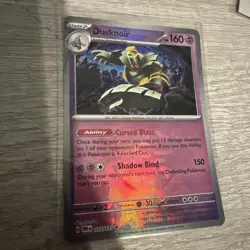 Pokemon TCG Dusknoir 037/131 Prismatic Evolutions Master Ball Rare Holo Card - Image 1