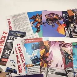 Transformers Trading Card Game TFCon Exclusive Cards 2 Packs - Image 2