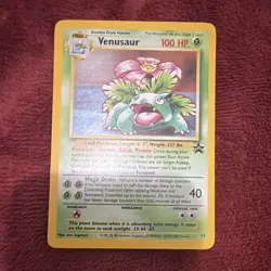 1999-2000 VENUSAUR #13 ~ Black Star Promo ~ Rare Vintage Holo WOTC Pokemon Card! - Image 1