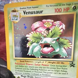 1999-2000 VENUSAUR #13 ~ Black Star Promo ~ Rare Vintage Holo WOTC Pokemon Card! - Image 4